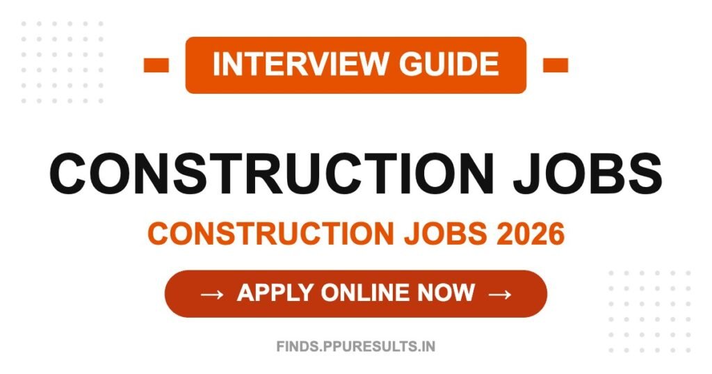 Construction Job Interview Guide: Questions & Tips INTERVIEW GUIDE - Construction Jobs 2026