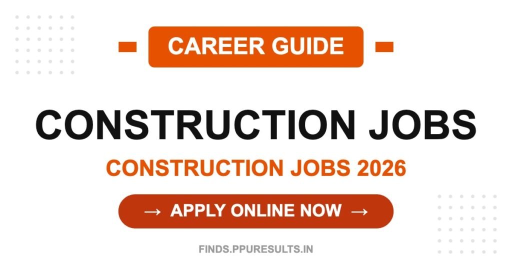 CAREER GUIDE - Construction Jobs 2026