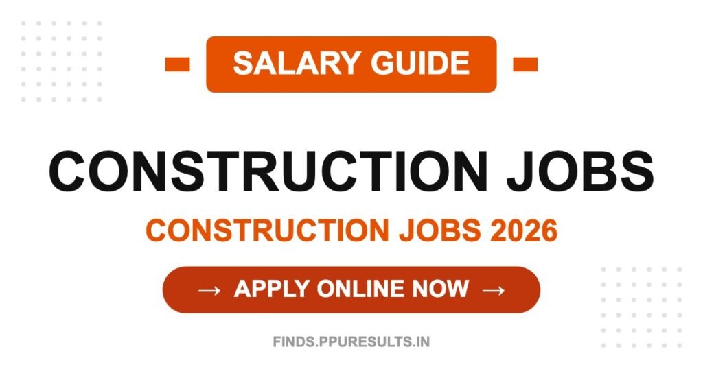 SALARY GUIDE - Construction Jobs 2026