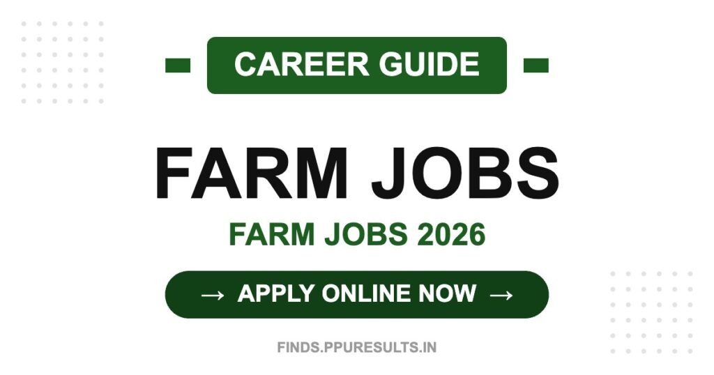 CAREER GUIDE - Farm Jobs 2026