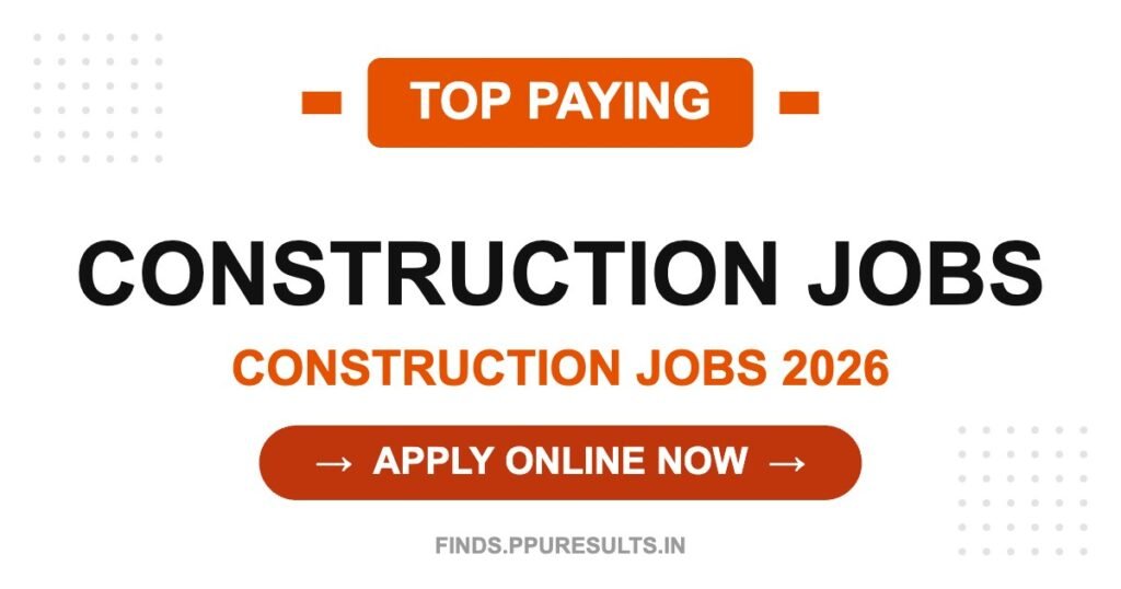 Highest-Paying Construction Jobs in 2026 (Ranked) TOP PAYING - Construction Jobs 2026
